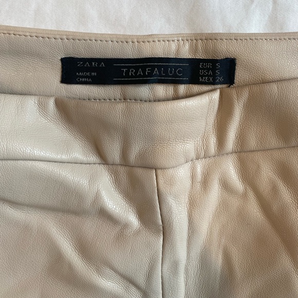 Zara Faux Leather Skort - Picture 4 of 4